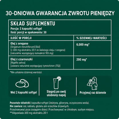 Varilia® Olej z Oregano w Kapsułkach